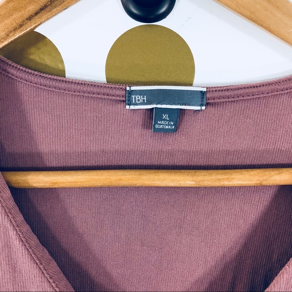 TBH Apparel Dusty Rose Dress Tunic Top Textured - Picture 6 of 8